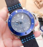 2019 New Panerai Submersible Chrono Guillaume Nery Edition Watch SS Blue Bezel_th.jpg